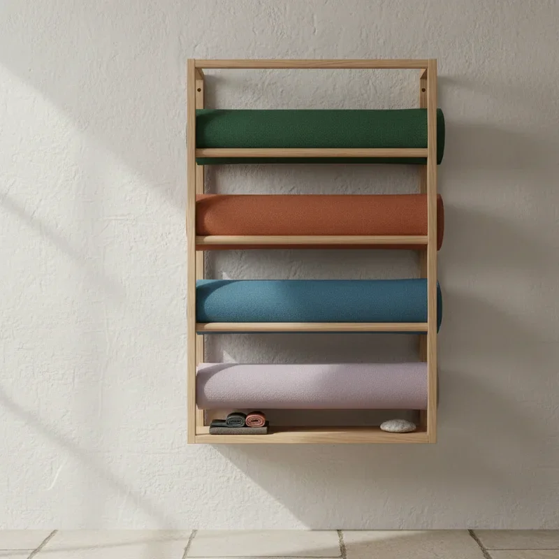 15 Yoga Mat Storage Ideas to Save Space Easily
