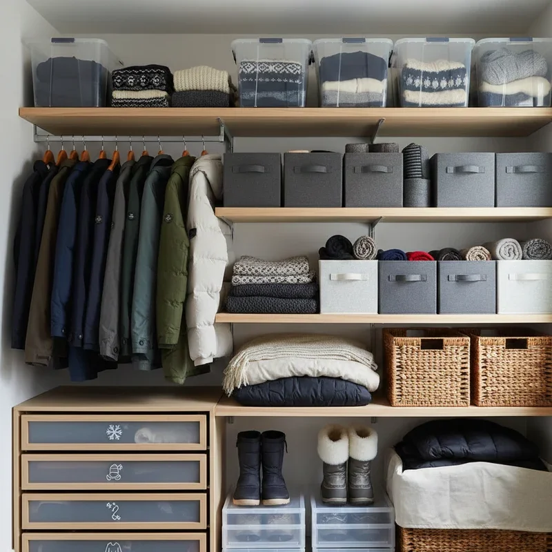 Winter Clothes Storage Ideas