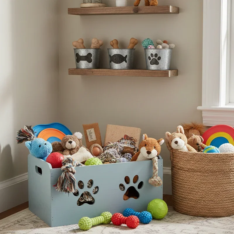 Dog Toy Storage Ideas