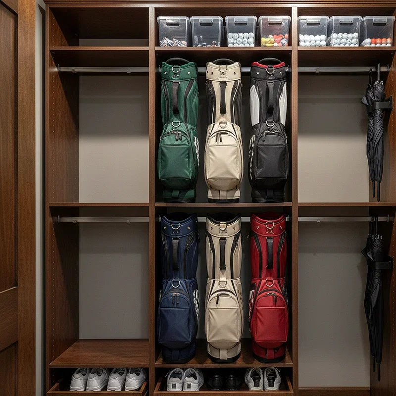 Golf Bag Storage Ideas