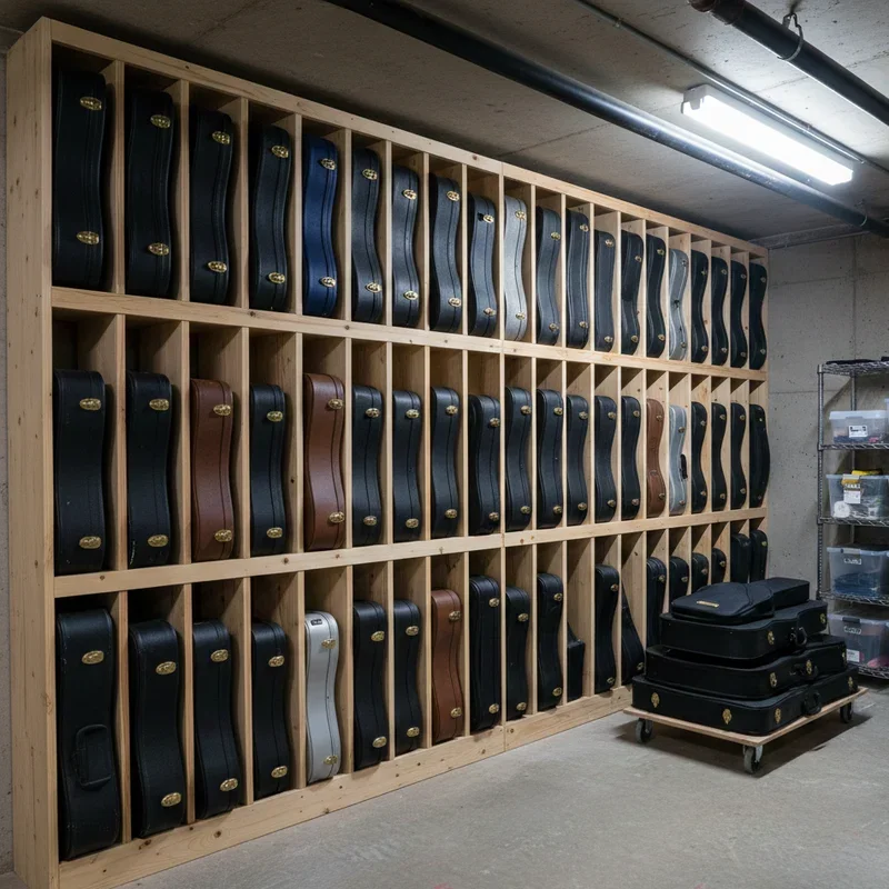 Guitar Case Storage Ideas