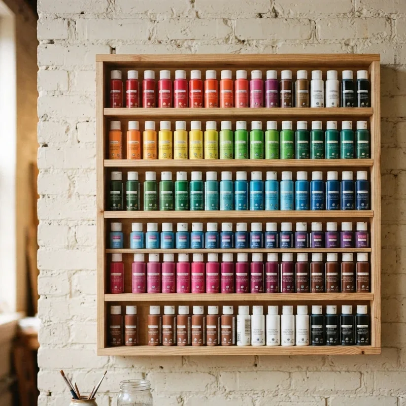Acrylic Paint Storage Ideas