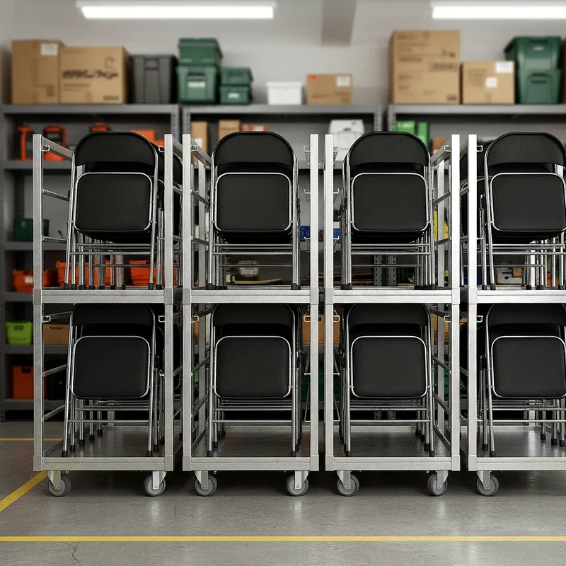 Folding Chair Storage Ideas