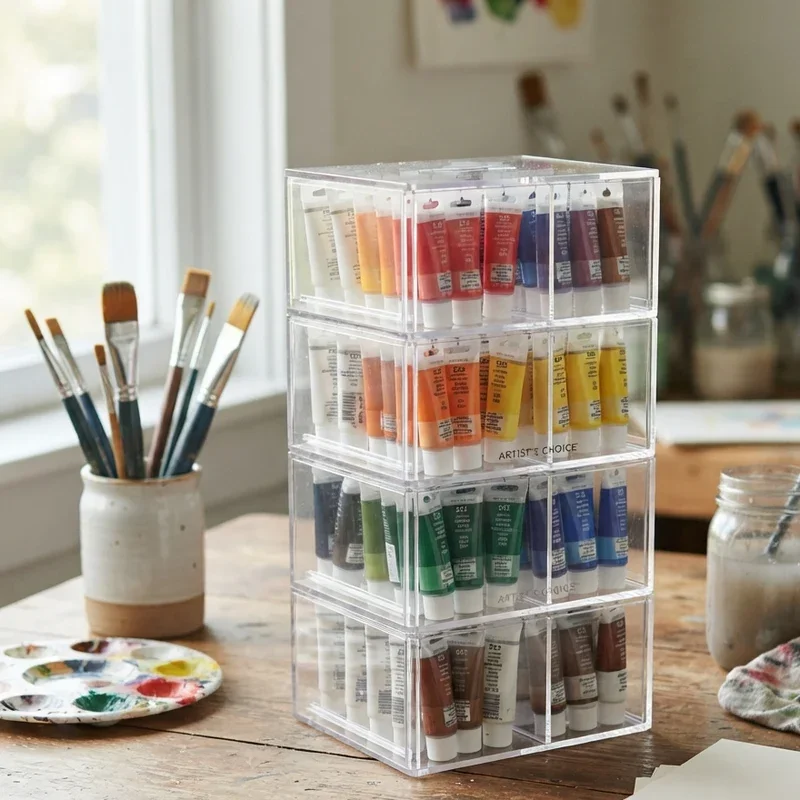 Acrylic Paint Storage Ideas