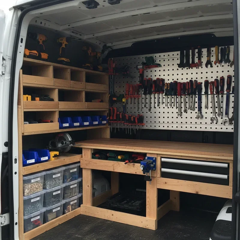 15 Van Tool Storage Ideas to Improve Job Efficiency