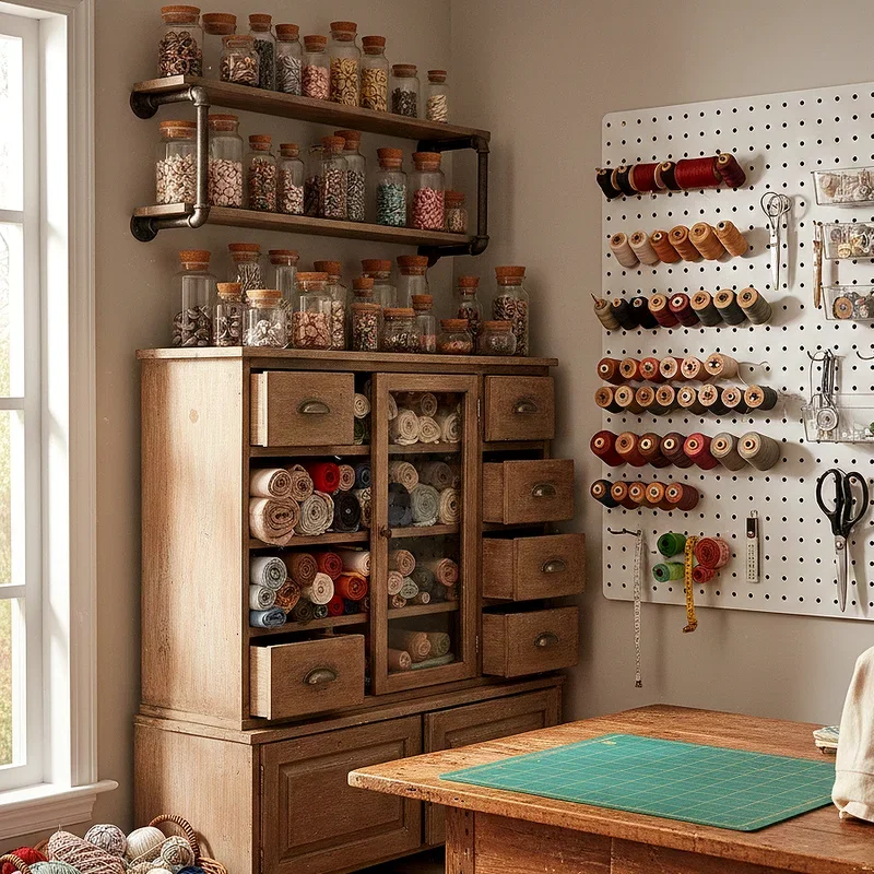 15 Sewing Storage Ideas to Keep Your Supplies Organized