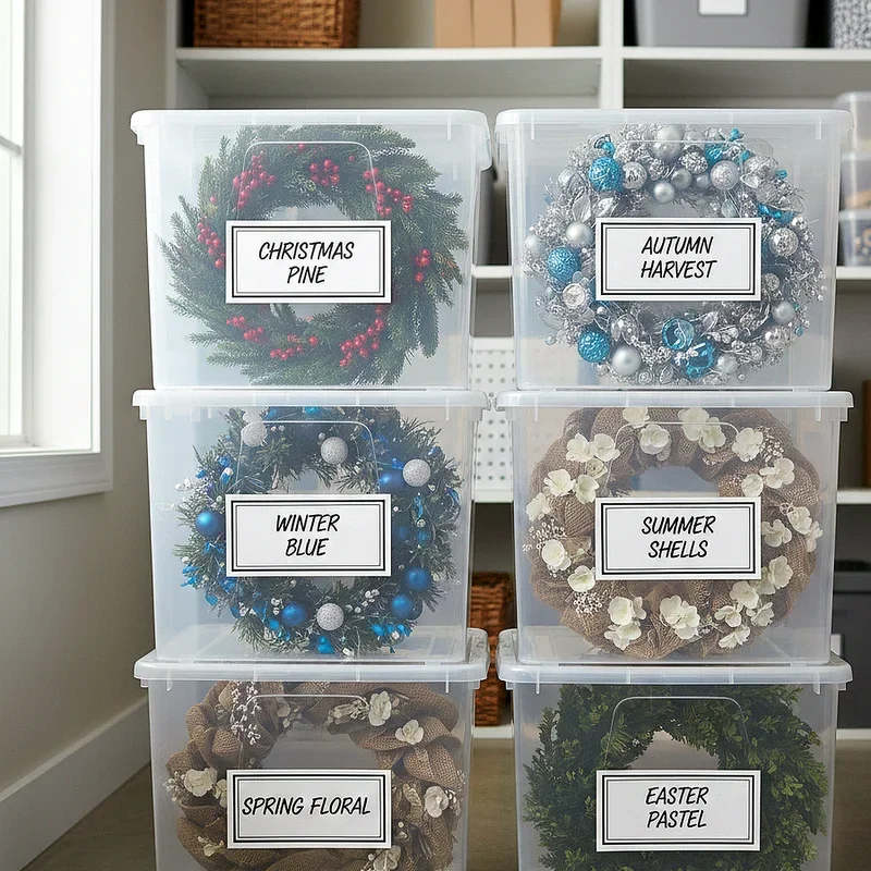 Wreath Storage Ideas