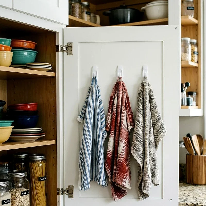 Dish Towel Storage Ideas
