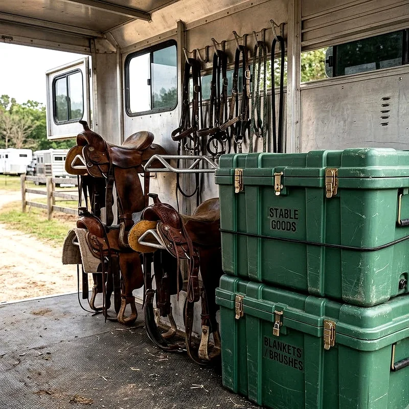 Horse Trailer Storage Ideas