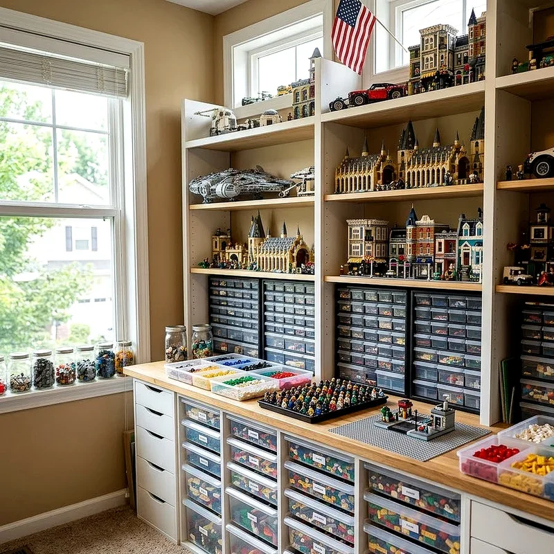15 LEGO Storage and Display Ideas for Organized Spaces