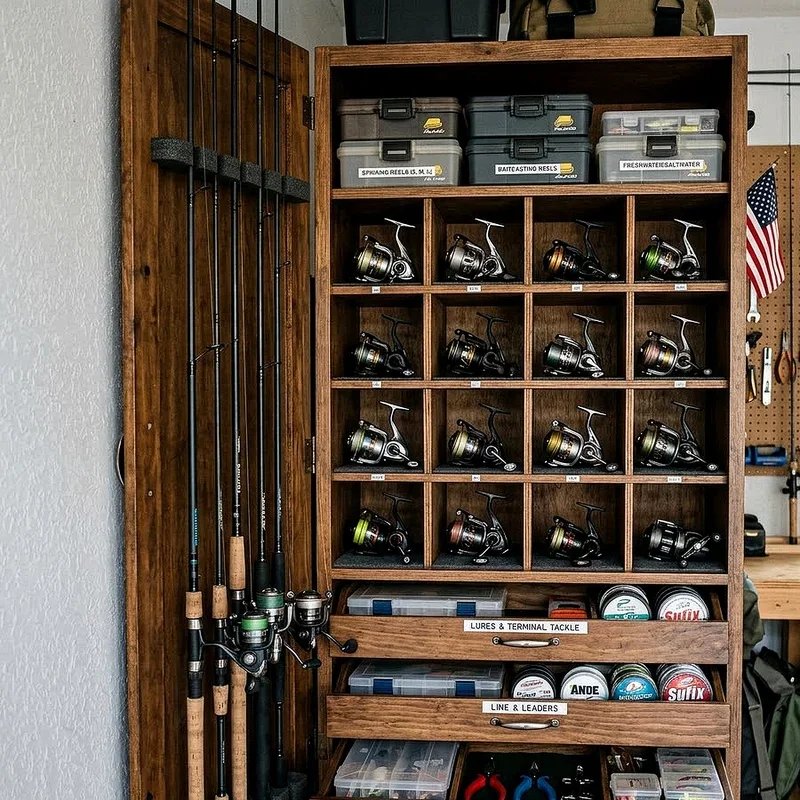 Fishing Reel Storage Ideas