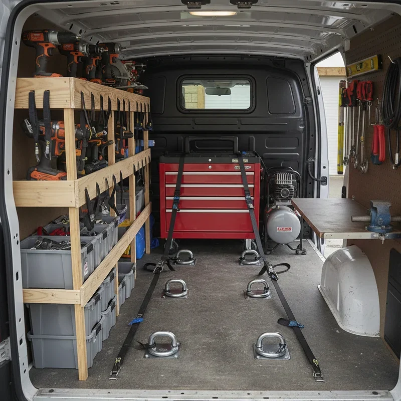 Van Tool Storage Ideas