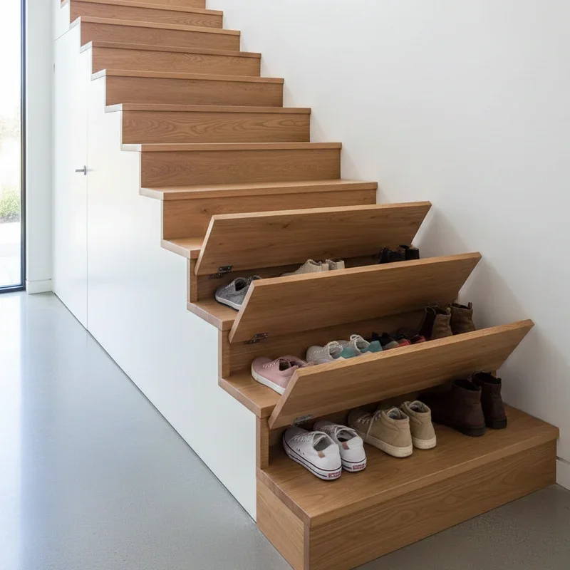 Hidden Shoe Storage Ideas