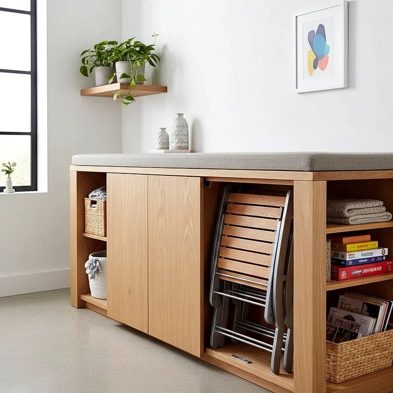 Folding Chair Storage Ideas