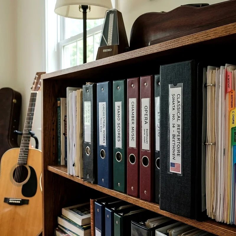 Sheet Music Storage Ideas