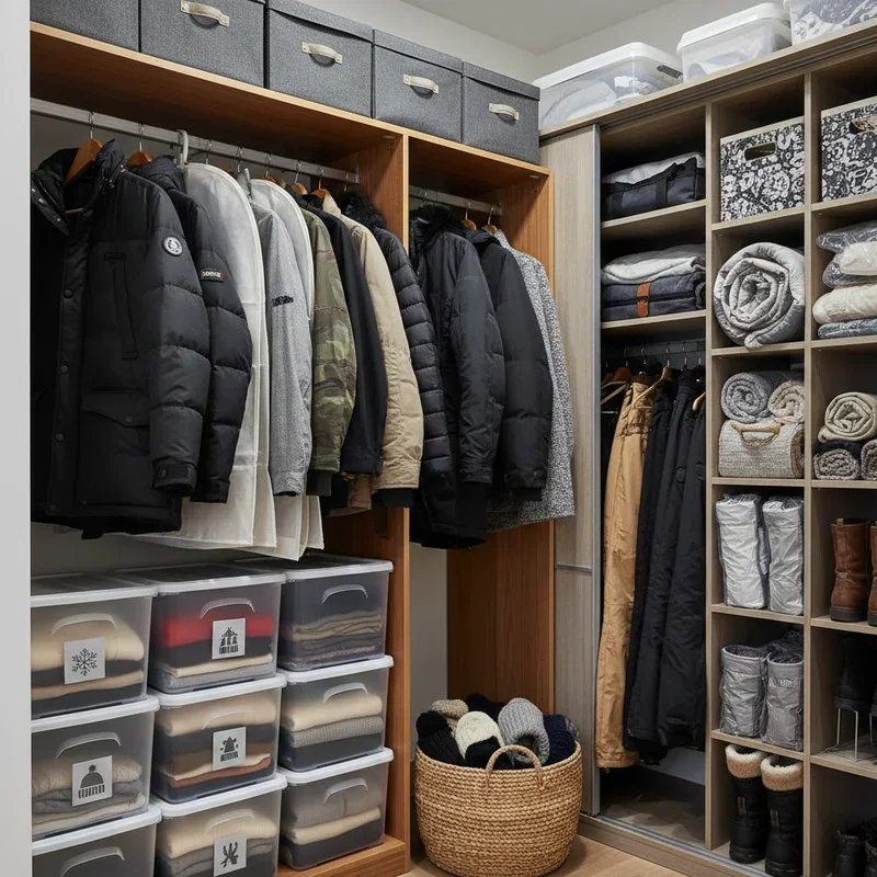 Winter Clothes Storage Ideas