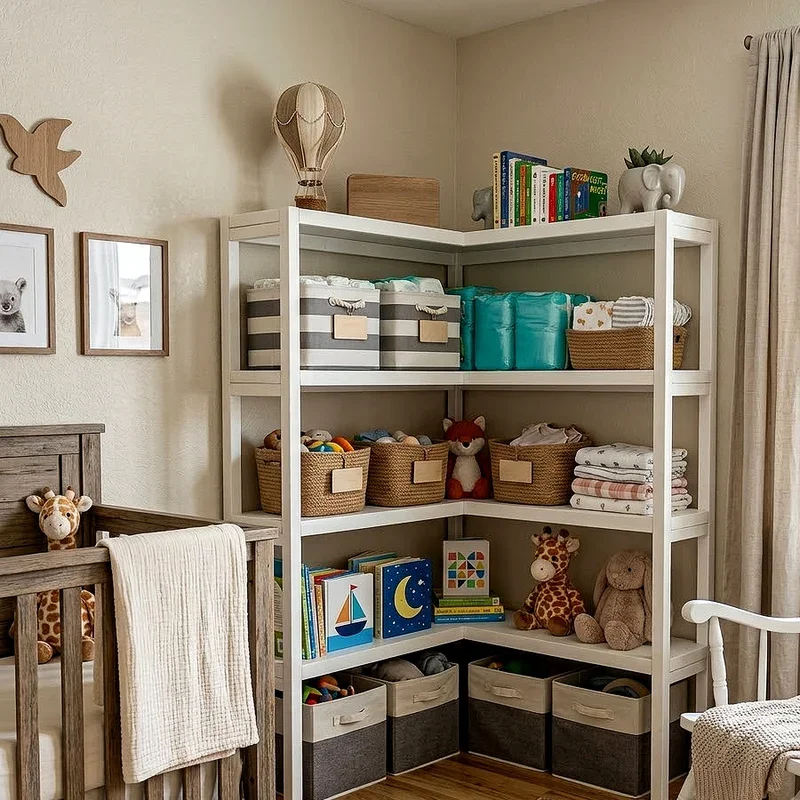 Baby Room Storage Ideas