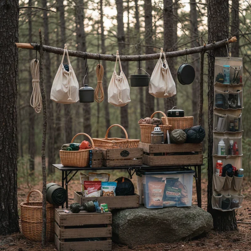 15 Camping Storage Ideas to Keep Gear Organized Outdoors
