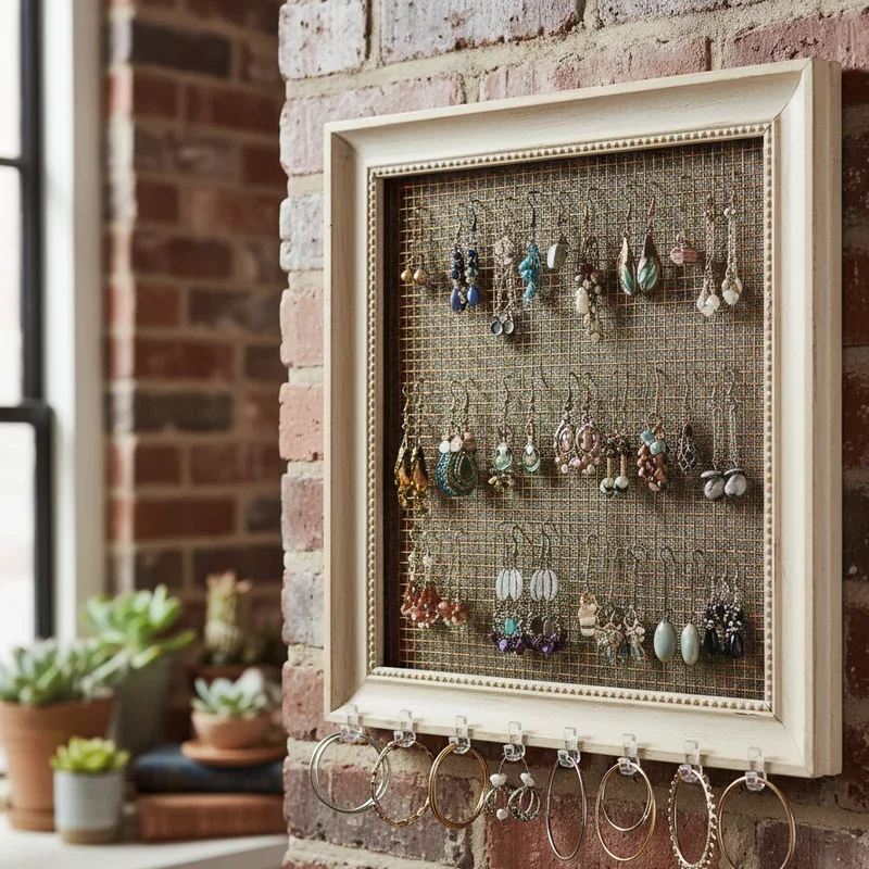 Earring Storage Ideas