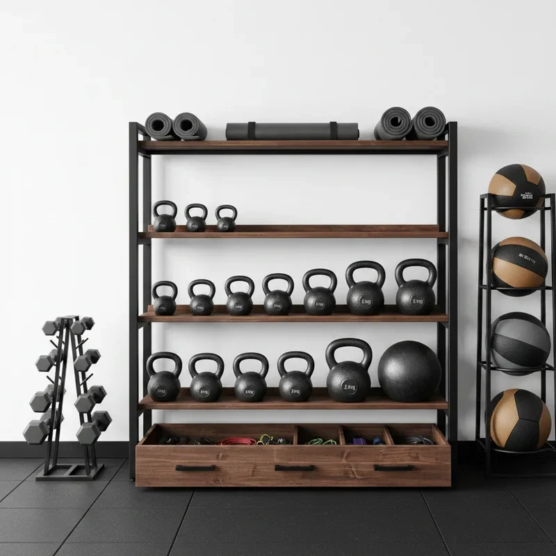 Home Gym Storage Ideas