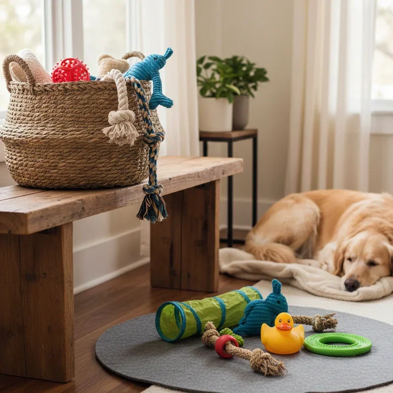 15 Dog Toy Storage Ideas to Keep Your Home Tidy
