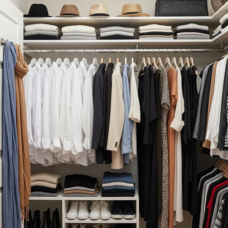 How to Organize a Small Closet With Lots of Clothes Easily