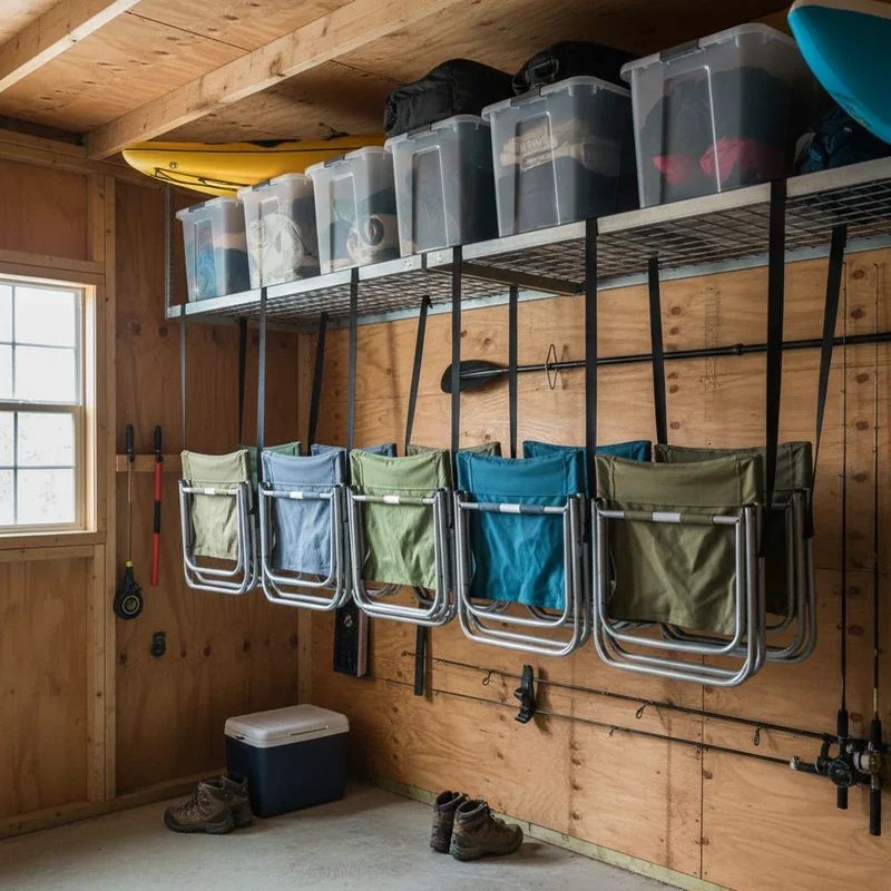 Camping Chair Storage Ideas