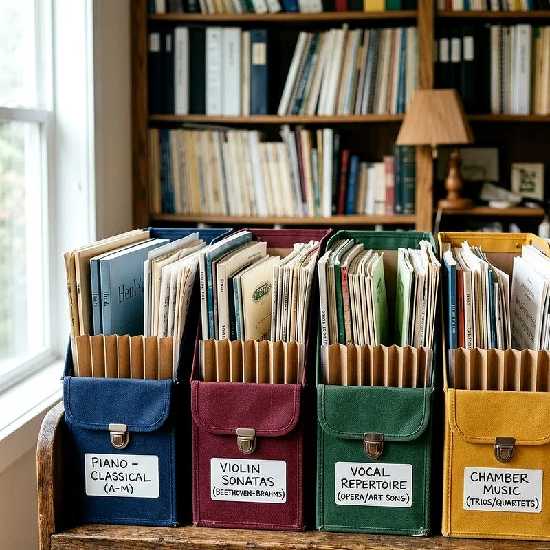 Sheet Music Storage Ideas