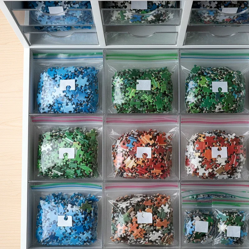 Puzzle Storage Ideas