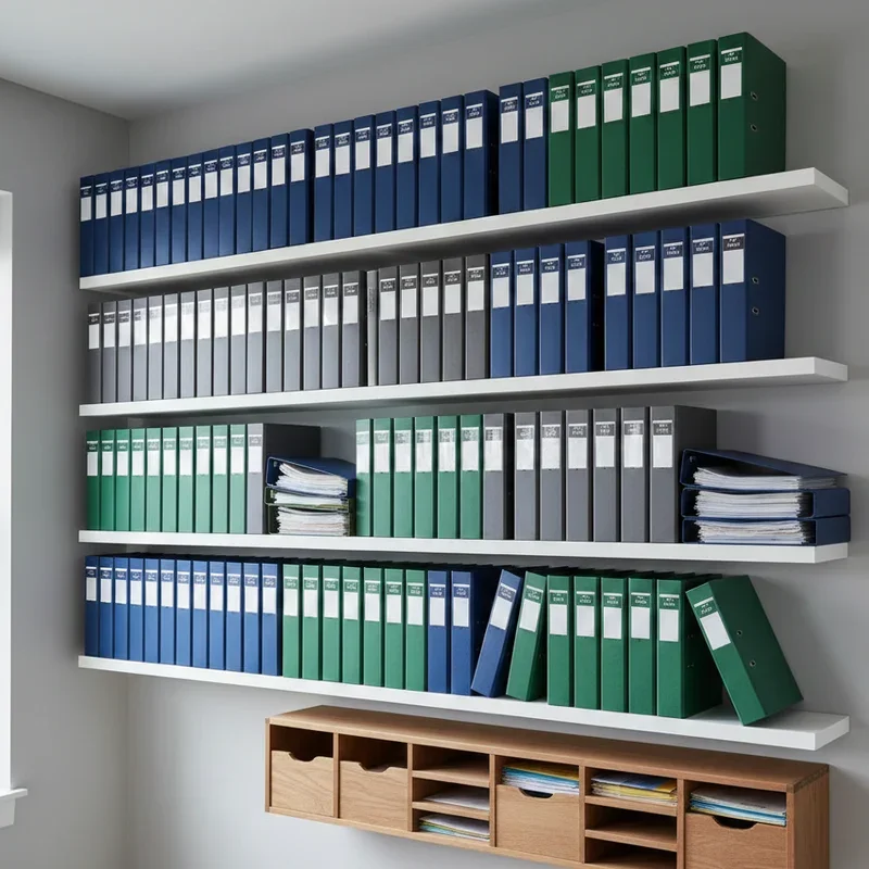 Binder Storage Ideas