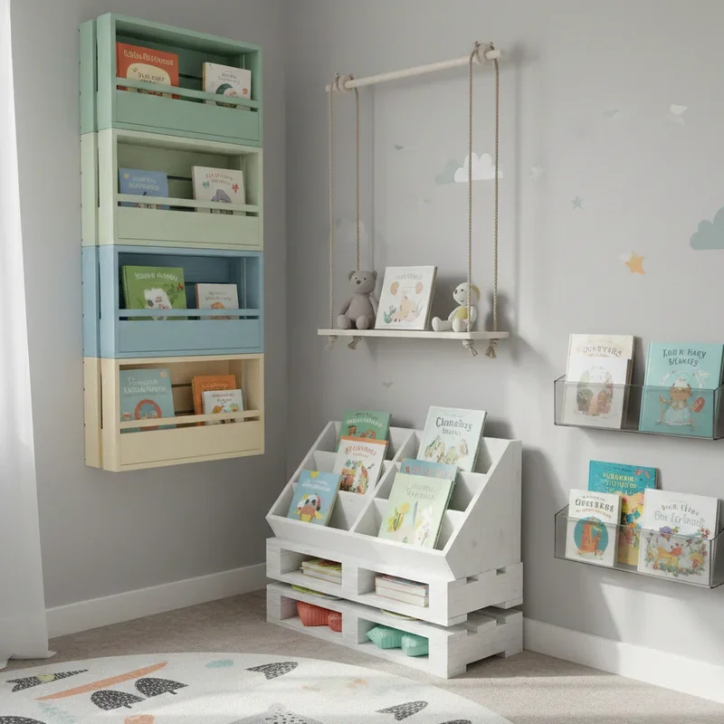 Kids Book Storage Ideas