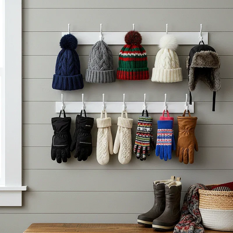 Winter Hat And Glove Storage Ideas