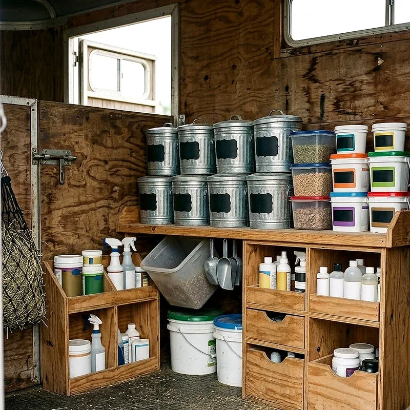 Horse Trailer Storage Ideas