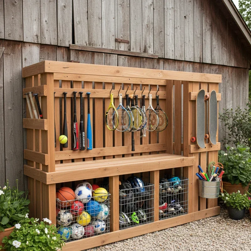 Outdoor Toy Storage Ideas