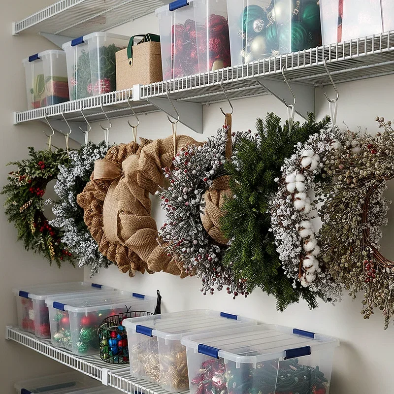 Wreath Storage Ideas