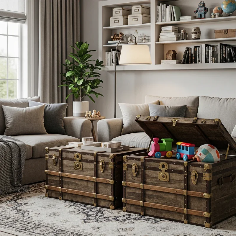 Living Room Toy Storage Ideas