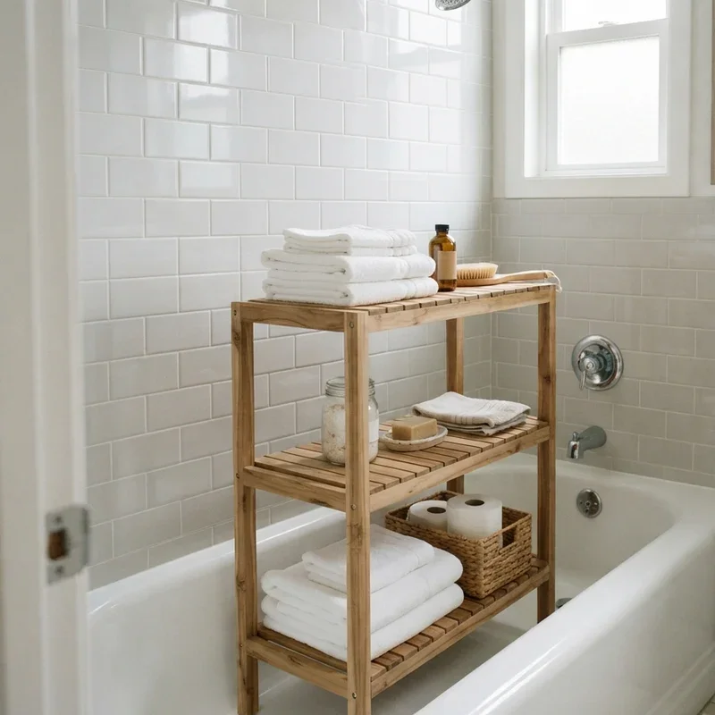 Unused Bathtub Storage Ideas