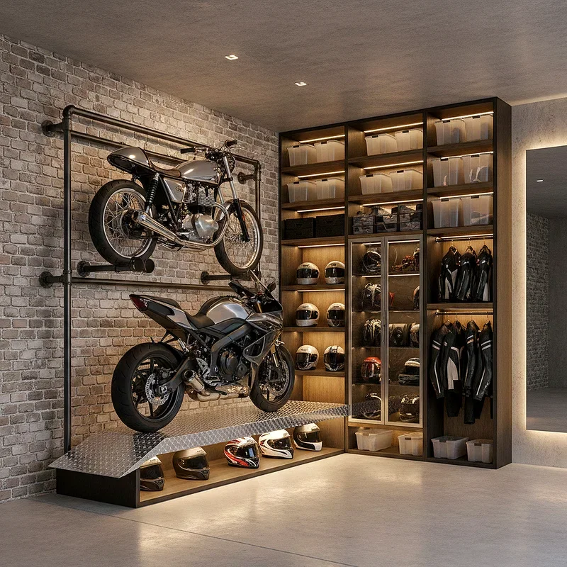 15 Motorcycle Storage Ideas to Protect Your Bike