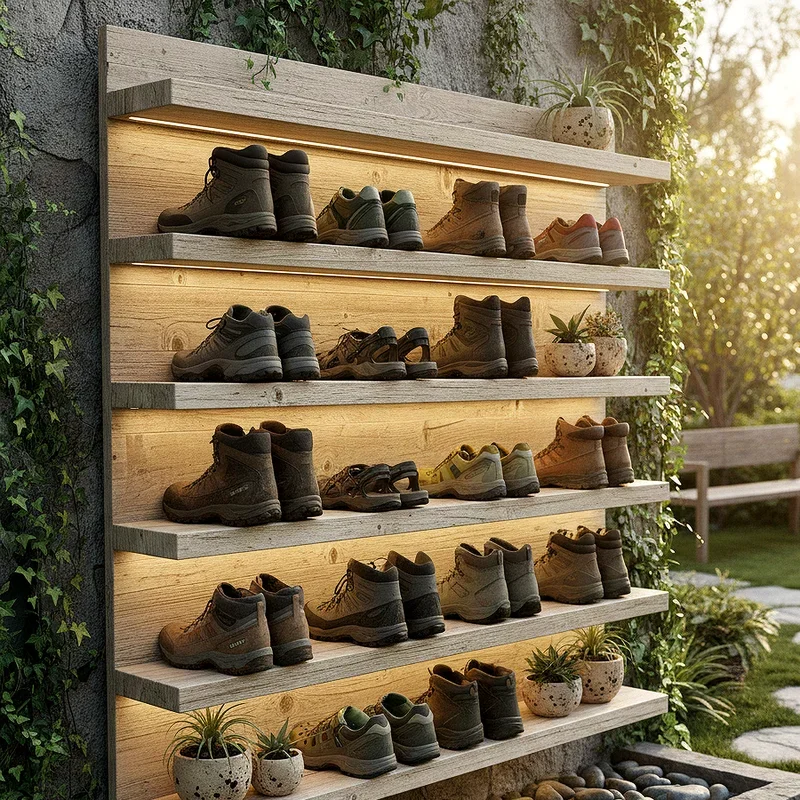 Outdoor Shoe Storage Ideas