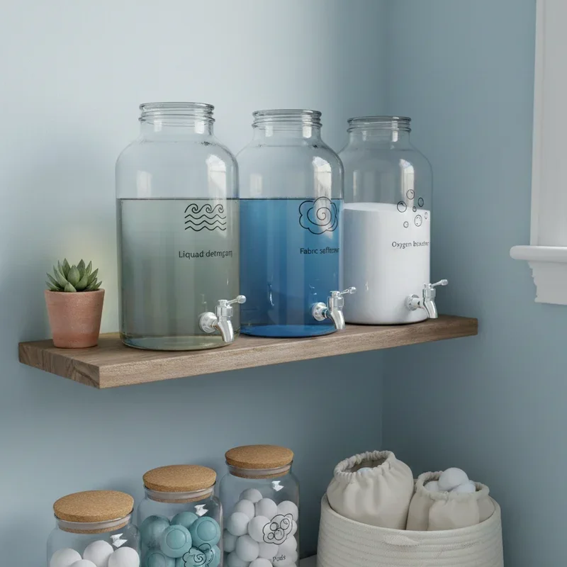 Laundry Detergent Storage Ideas