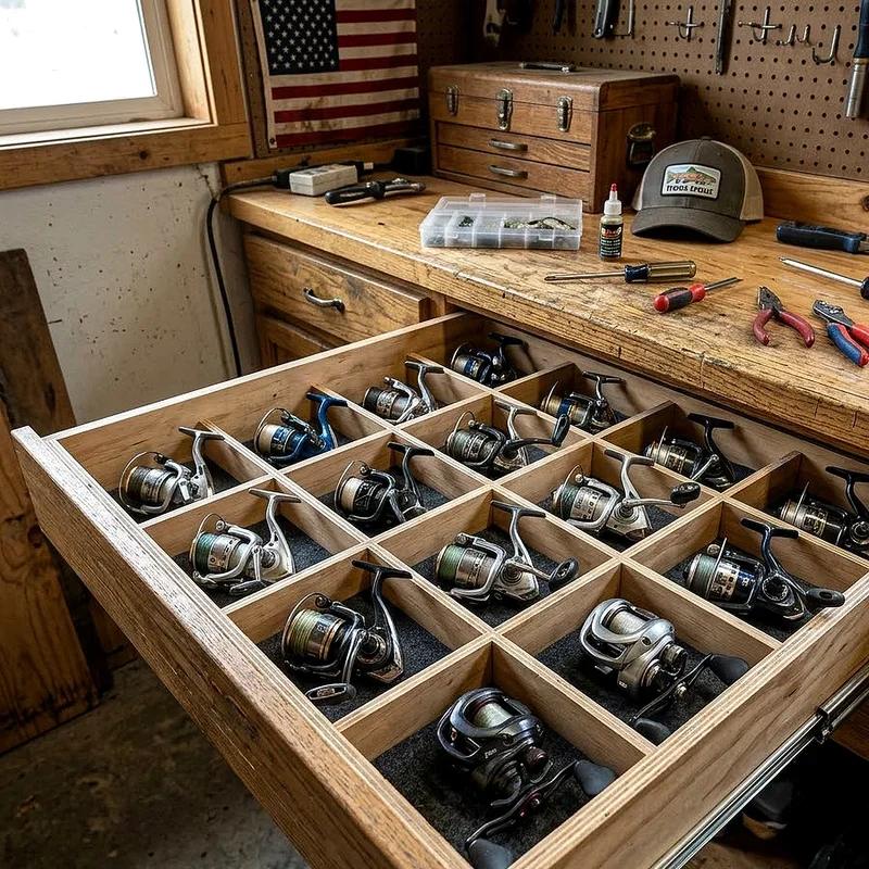 Fishing Reel Storage Ideas