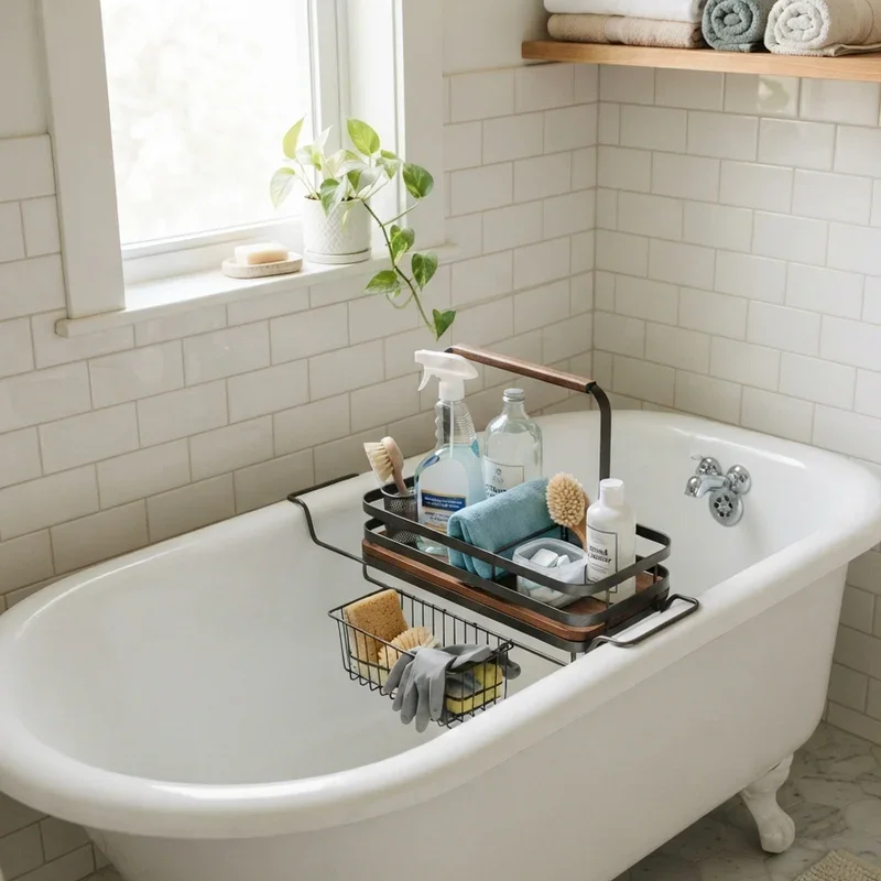 Unused Bathtub Storage Ideas