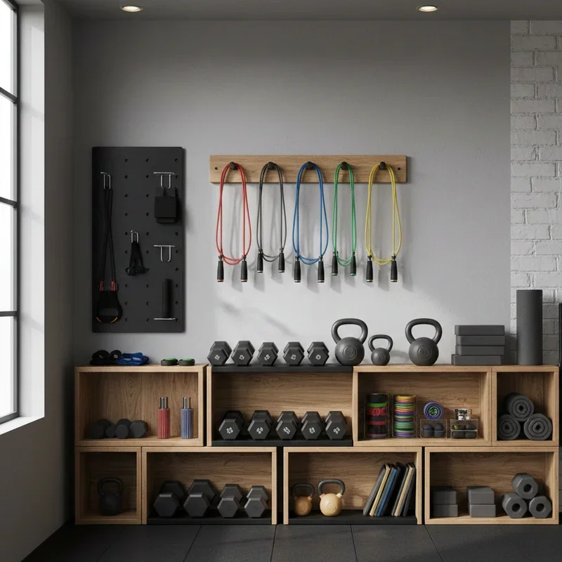 Home Gym Storage Ideas