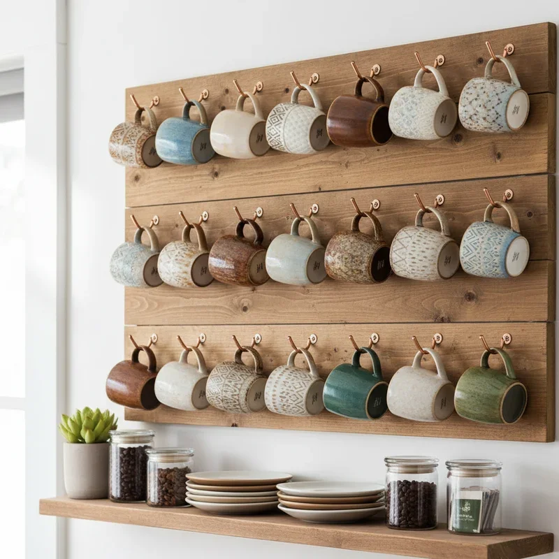 15 Coffee Cup Storage Ideas for Stylish Kitchens