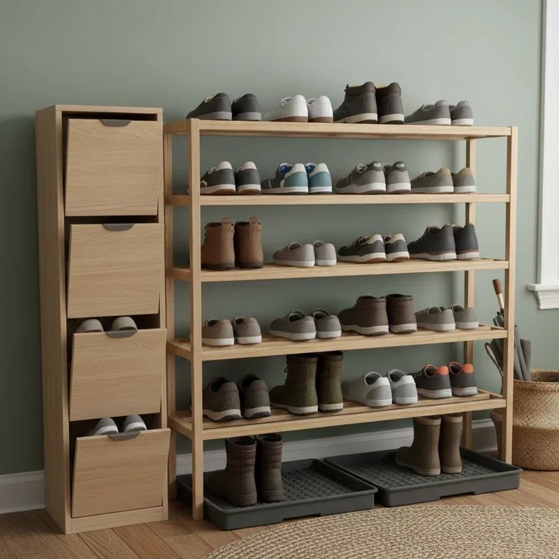 Shoe Storage Ideas for Entryway