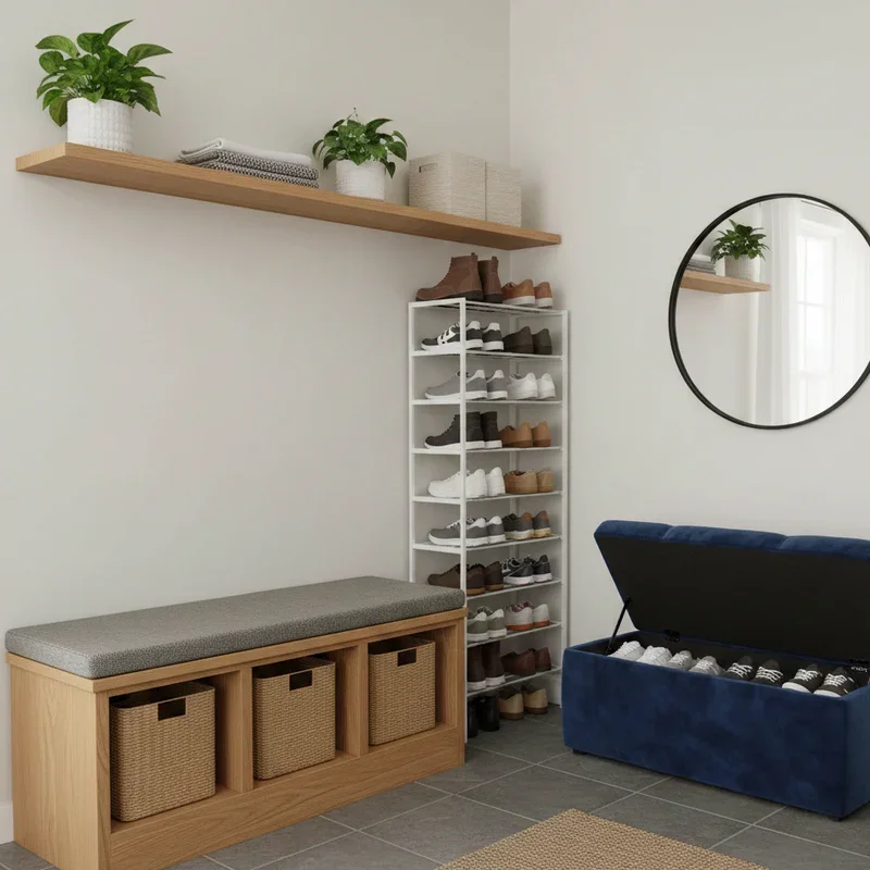 Shoe Storage Ideas for Entryway