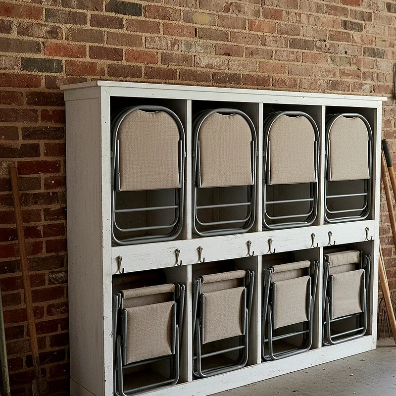 Folding Chair Storage Ideas