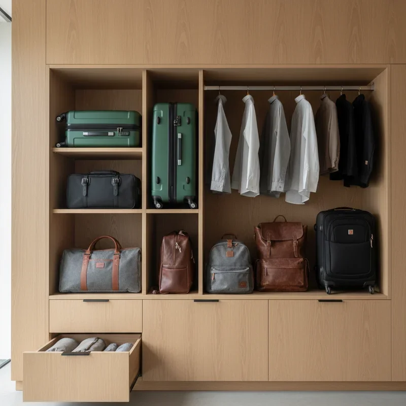 15 Luggage Storage Ideas to Keep Things Organized