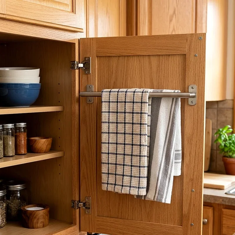 Dish Towel Storage Ideas