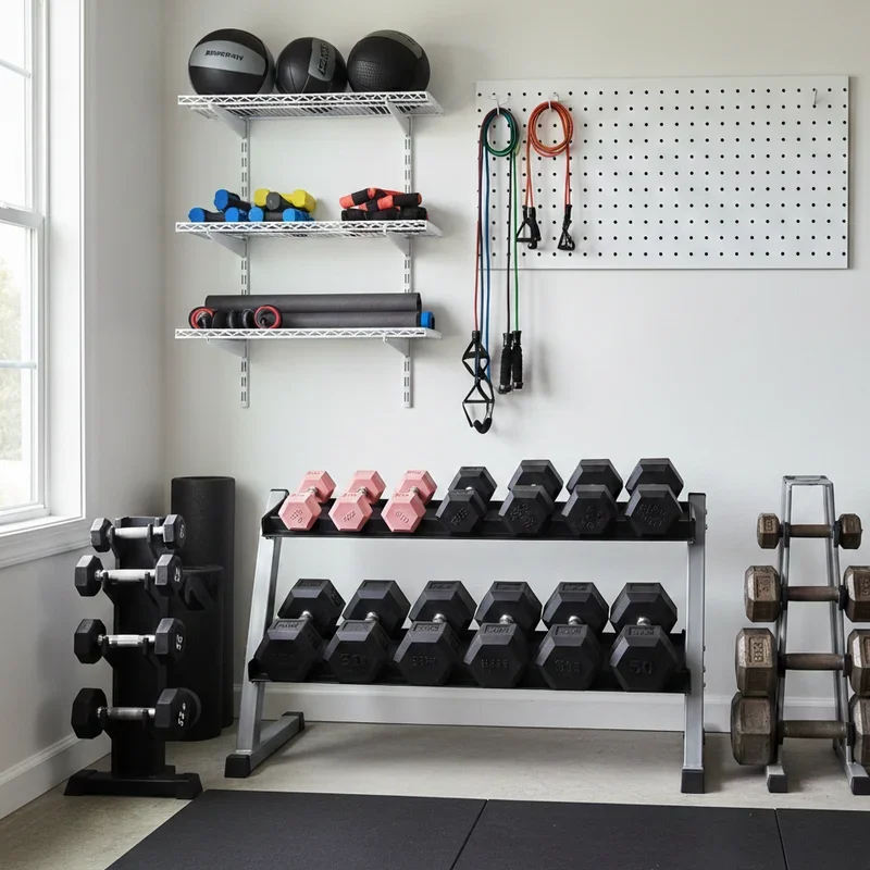 Home Gym Storage Ideas